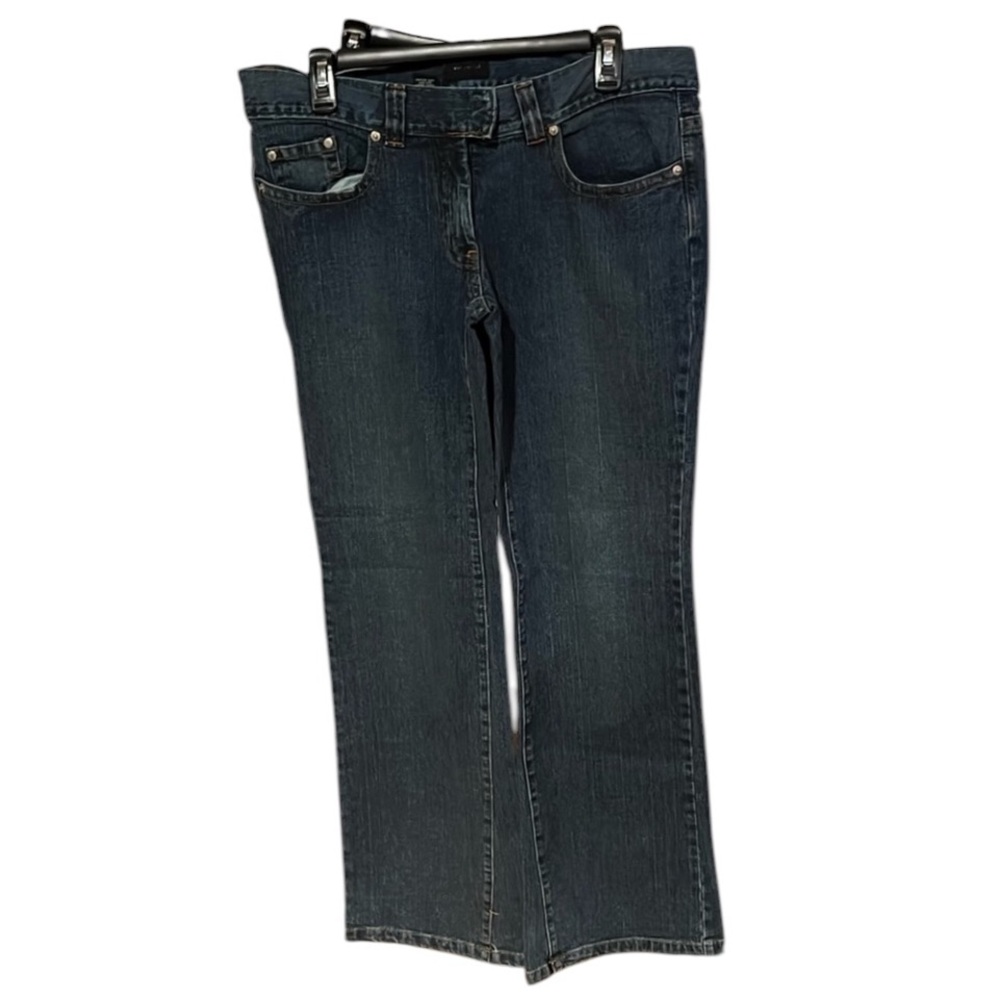 The Limited size 12 dark blue wide leg jeans trouser style some stretch